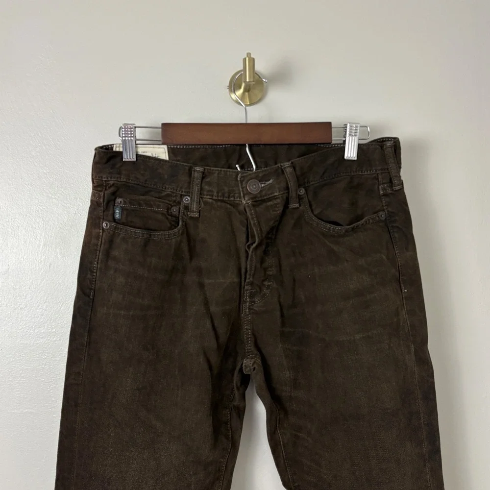 Abercrombie & Fitch Skinny Pants Mens Brown Button Fly 31x31 Pants Casual